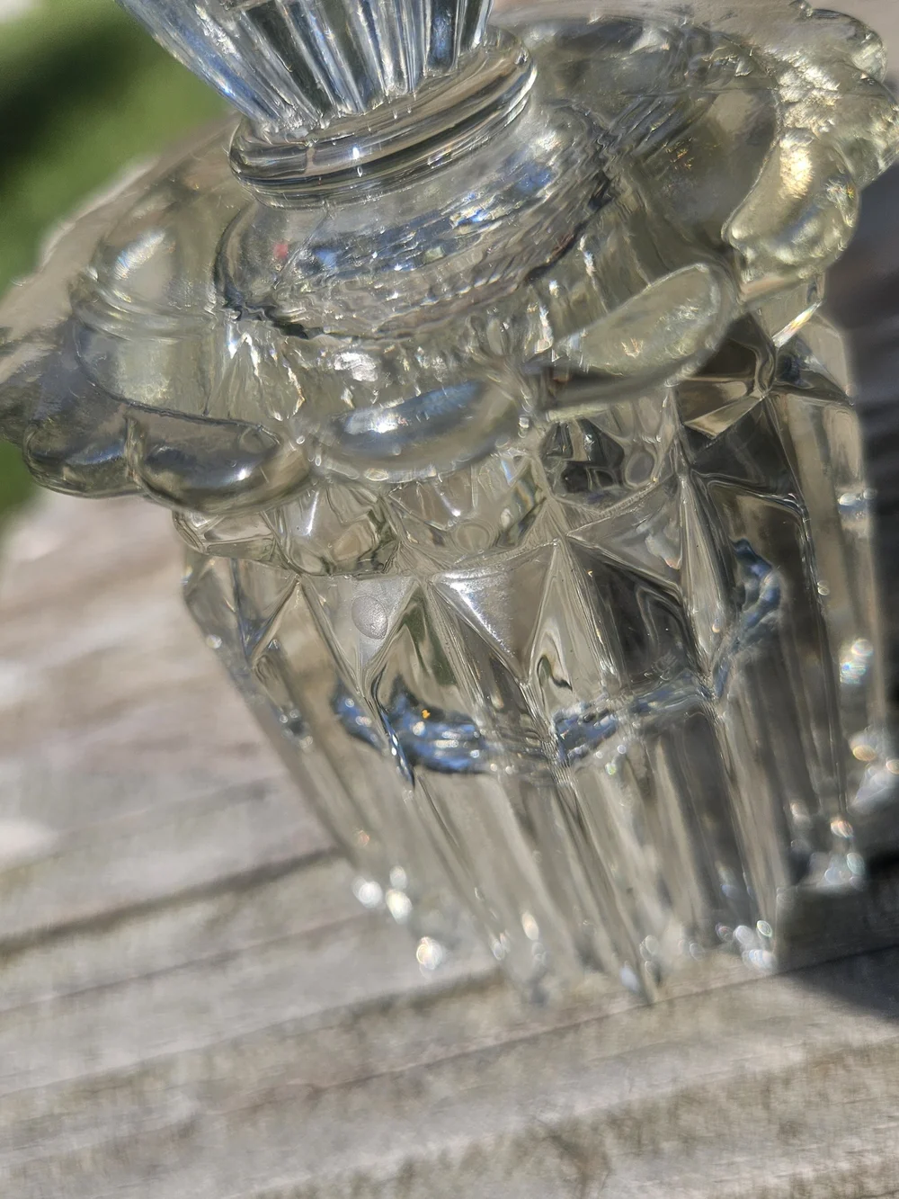 Clear Glass Pedestal Votive Holders - Pair